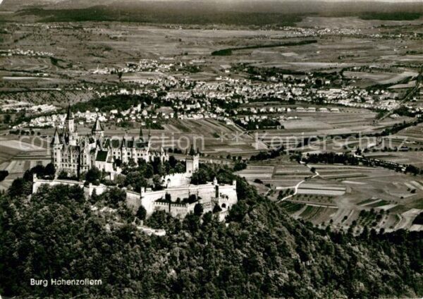Burg Hohenzollern Fliegeraufnahme