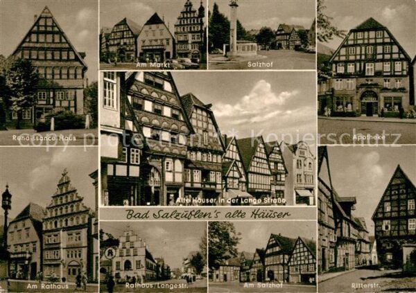 Bad Salzuflen Alte Häuser Fachwerkhäuser Renaissance