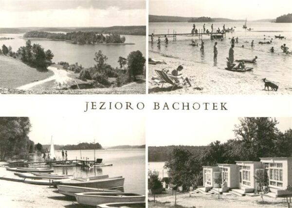 Jezioro Bachotek Osrodki wypoczynkowe nad jeziorem Bacho