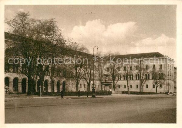 Muenchen Universität Kupfertiefdruck