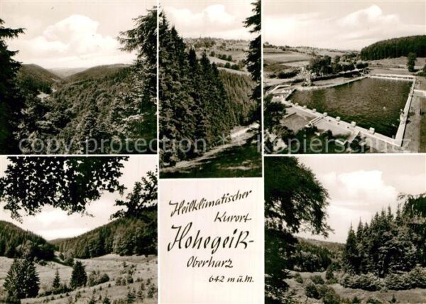 Hohegeiss Harz Landschaftspanorama Freibad