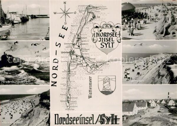 Insel Sylt List Hafen Hindenburgdam Dampflokomotiv