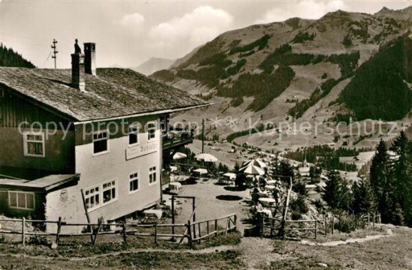 Mittelberg Kleinwalsertal Blick von der Bühlalpe