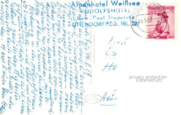 Uttendorf Salzburg Alpenhotel Weissee Rudolfshütte Granats – Bild 2