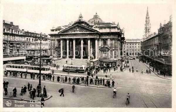 Bruxelles Bruessel La Bourse