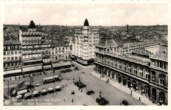 Bruxelles Bruessel Coin de la Place Rogier