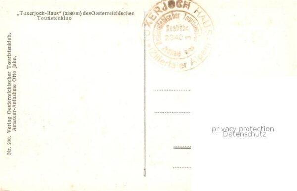 Tuxerjochhaus Berghaus des Österreichischen Touristen – Bild 2