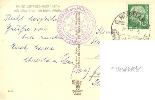 Prinz Luitpold Haus Berghaus mit Glasfelder Allgäuer Alpen – Bild 2