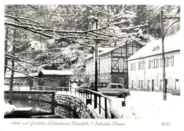 Lichtenhain Sebnitz Hotel Gaststätte Lichtenhainer Wasserfa
