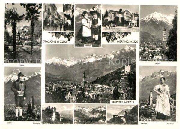 Meran Merano Casino Volkstracht Lauben Burgen Gesamt