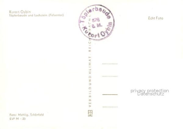 Oybin Töpferbaude und Lochstein Felsentor Zit – Bild 2