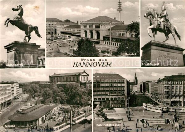Hannover Sachsenross Pferdestatue Bahnhof Ernst