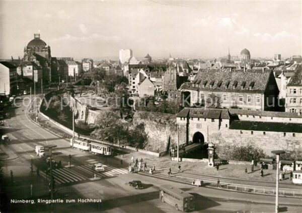 Nuernberg Ringpartie zum Hochhaus