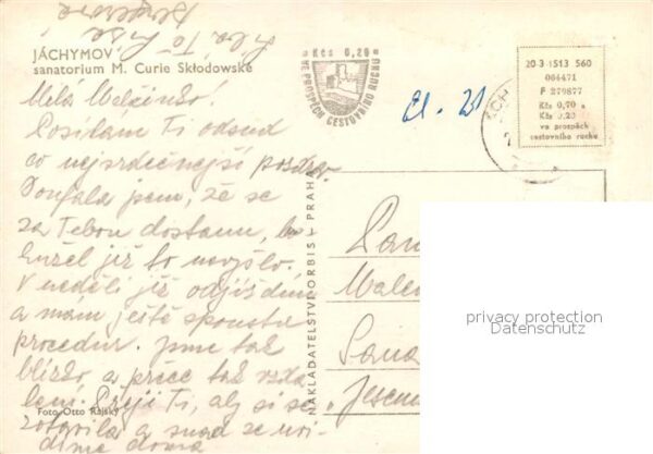 Jachymov Sanatorium Marie Curie Sklodowske – Bild 2
