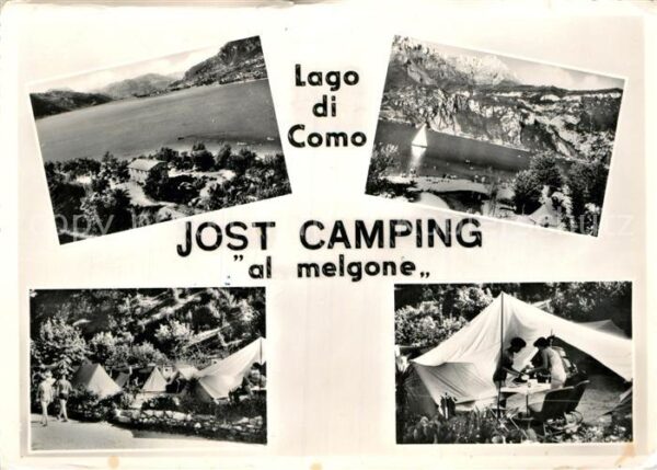 Lago di Como Jost Camping al melgone Panorama Gardas