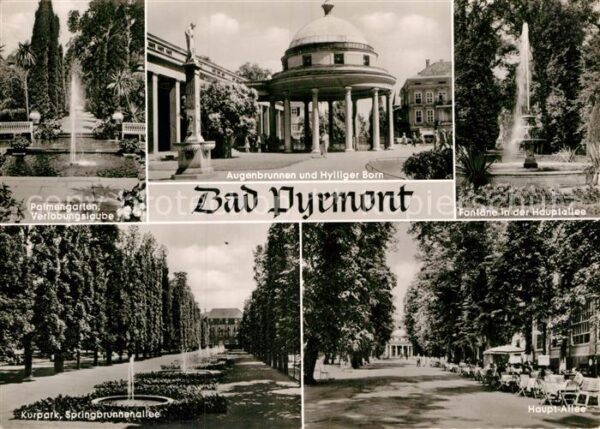 Bad Pyrmont Palmengarten Verlobungslaube Augenbrunn