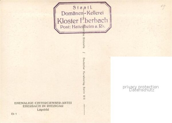 Hattenheim Rheingau Kloster Eberbach ehemalige Zisterziense – Bild 2