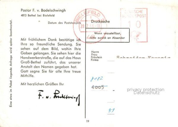 Bethel Bielefeld Handwerkerstrasse mit Haus Gross Bethel – Bild 2
