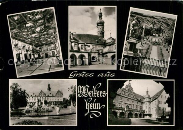 Weikersheim Rittersaal Schloss Orangerie Park Schlo
