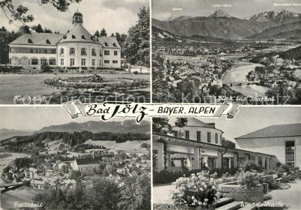 Bad Toelz Kurhaus Panorama Isartal Alpen Wandelha