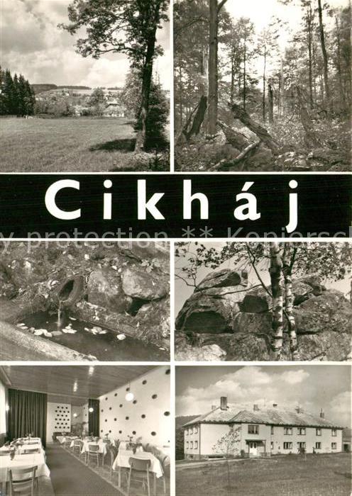 Cikhaj Landschaftspanorama Waldpartie Felsen Q