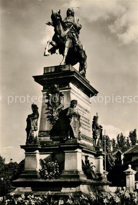 Lazne Podebrady Pomnik krale Jiriho Denkmal Reiterstand