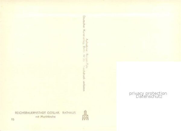 Goslar Rathaus mit Marktkirche Reichsbauernsta – Bild 2