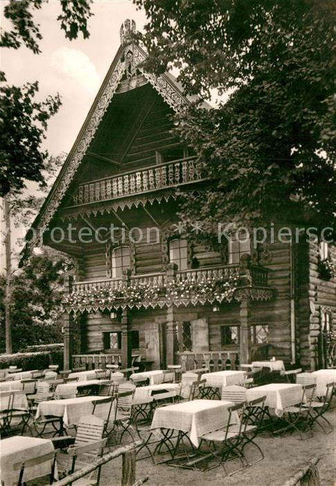 Wannsee Gaststätte Blockhaus Nikolskoe Gartente