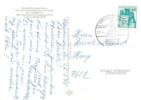 Oberhundem Familienferienheim Konrad Adenauer Haus – Bild 2