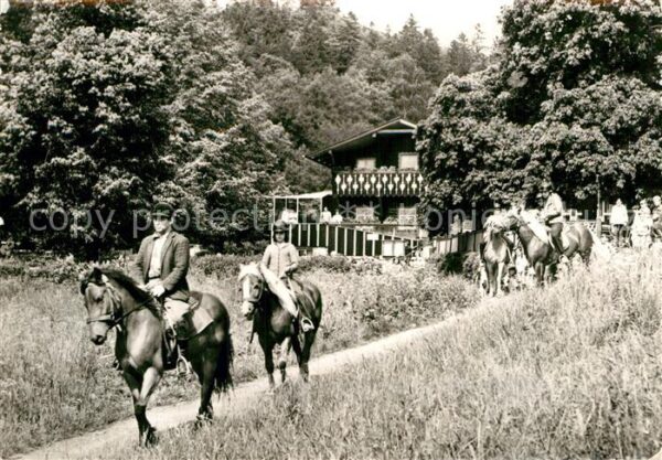 Wernigerode Harz HO Gaststätte Christianental Reittouris