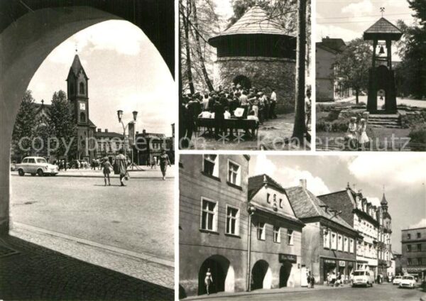 Tarnowskie Gory Tarnowitz Marktplatz Historische Häuser Glockentu
