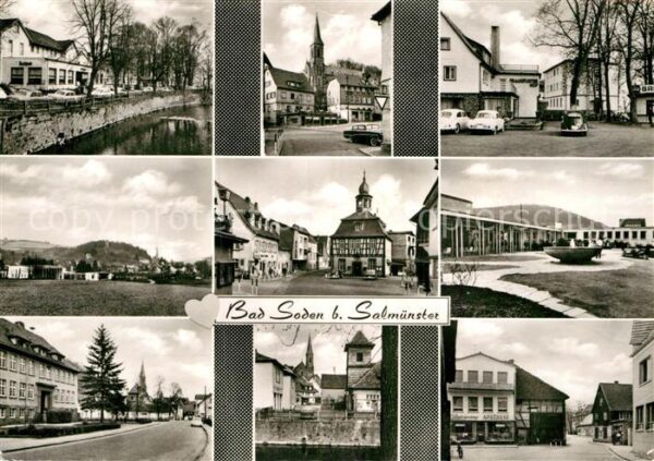 Bad Soden-Salmuenster Teilansichten Strassenpartie Altstadt M