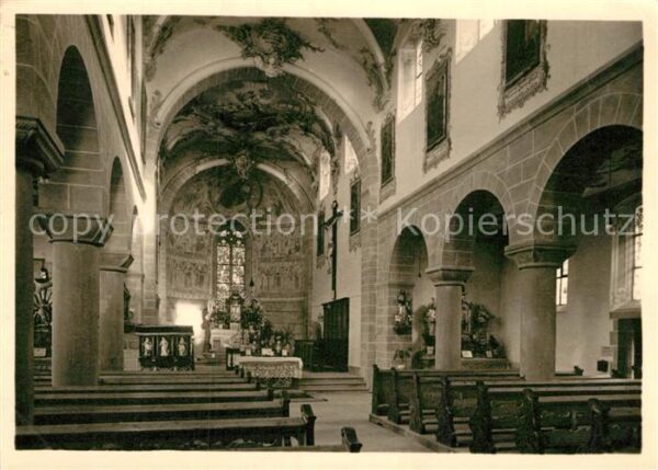 Niederzell Reichenau Stiftskirche St Peter und Paul Innenans