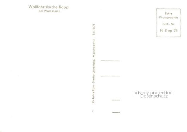 Waldsassen Wallfahrtskirche Kappl – Bild 2