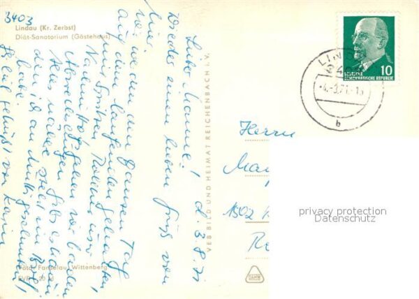 Lindau Zerbst Diät Sanatorium Gästehaus – Bild 2