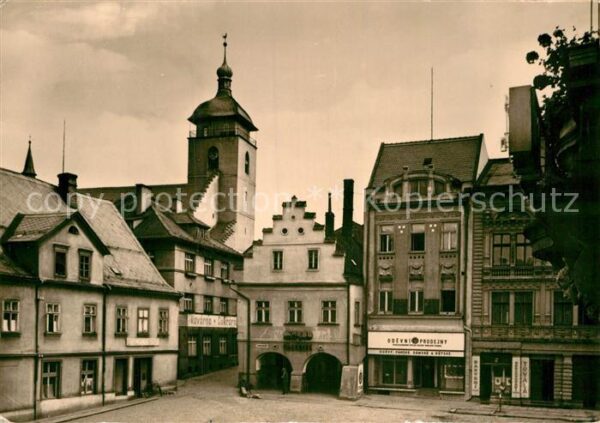 Ceska Kamenice Altstadt Kirche