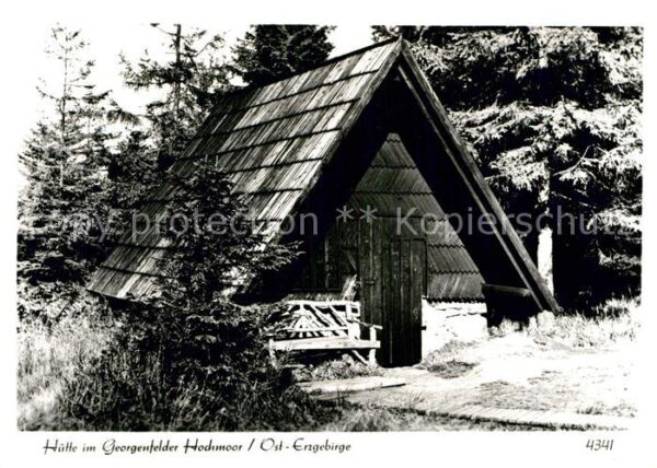 Georgenfeld Hütte im Georgenfelder Hochmoor