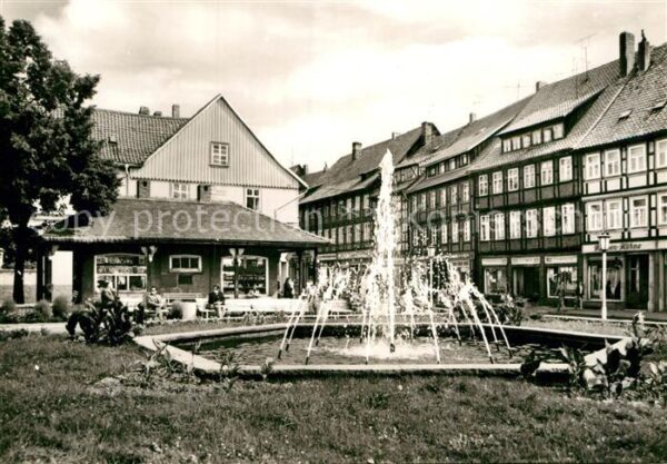 Wernigerode Harz Nikolaiplatz Brunnen
