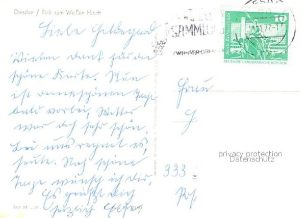 Dresden Elbe Anlegestelle Bick zum Weissen Hirs – Bild 2