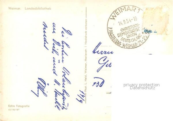 Weimar Thueringen Landesbibliothek – Bild 2