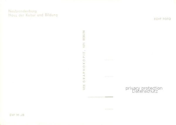 Neubrandenburg Haus der Kultur und Bildung Hochhaus – Bild 2