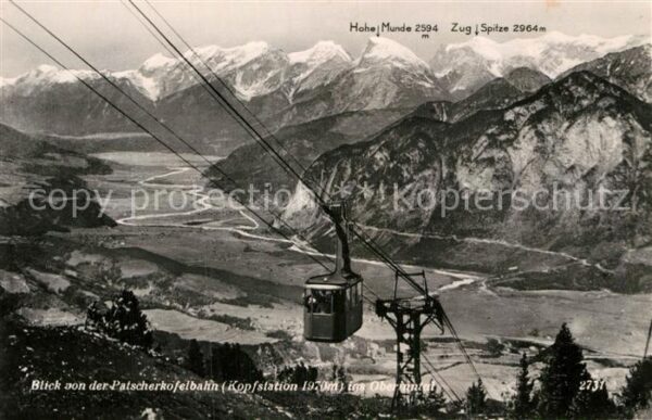 Seilbahn Patscherkofel Oberinntal
