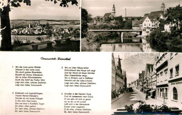 Liederkarte Donauwörth Heimatlied