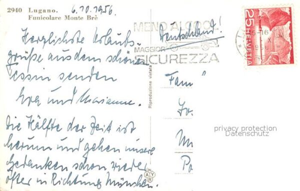 Zahnradbahn Lugano Funicolare Monte Bre – Bild 2