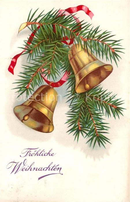 Weihnachten Glocken Litho