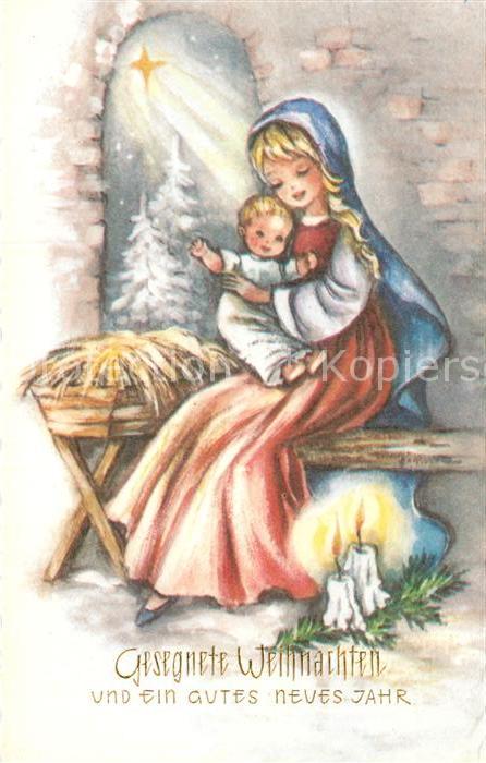 Weihnachten Neujahr Christkind Heilige Maria