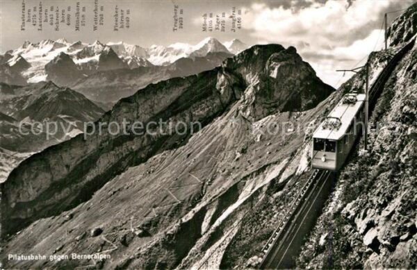 Zahnradbahn Pilatusbahn Berneralpen