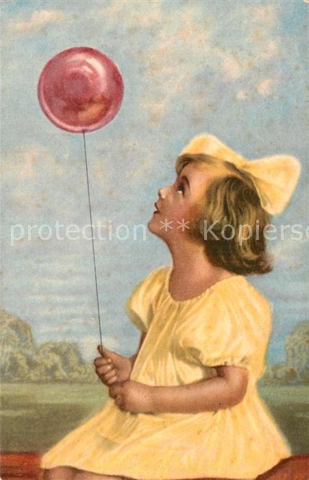 Verlag WS SB Nr. 6956 Kind Mädchen Luftballon