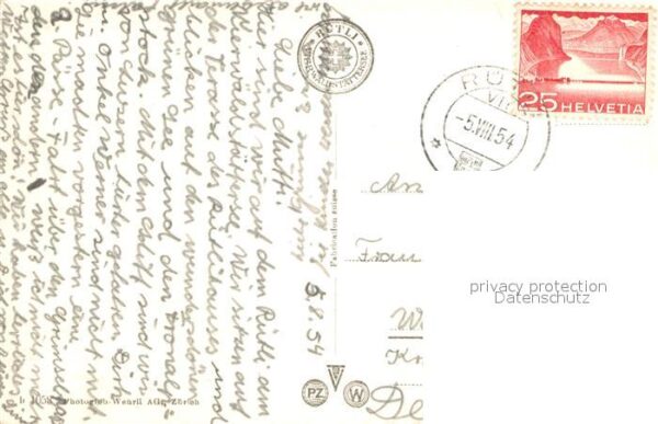 Liederkarte Sänger des Rütli-Liedes Denkmal – Bild 2