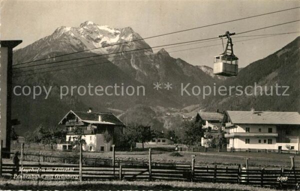 Seilbahn Penkenbahn Mayrhofen Zillertal Grünberg
